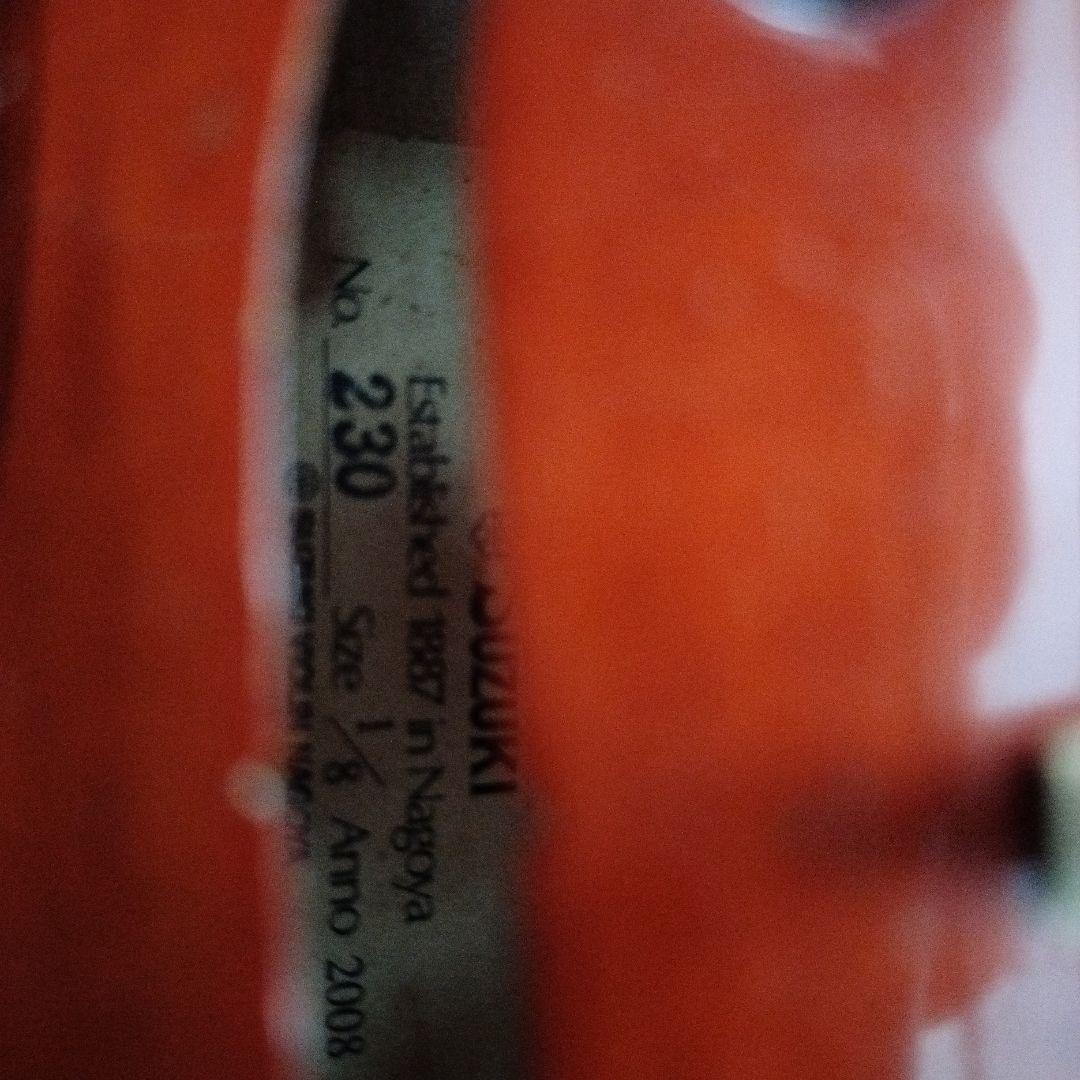 スズキNo230バイオリン1/8 本体 ケース付き