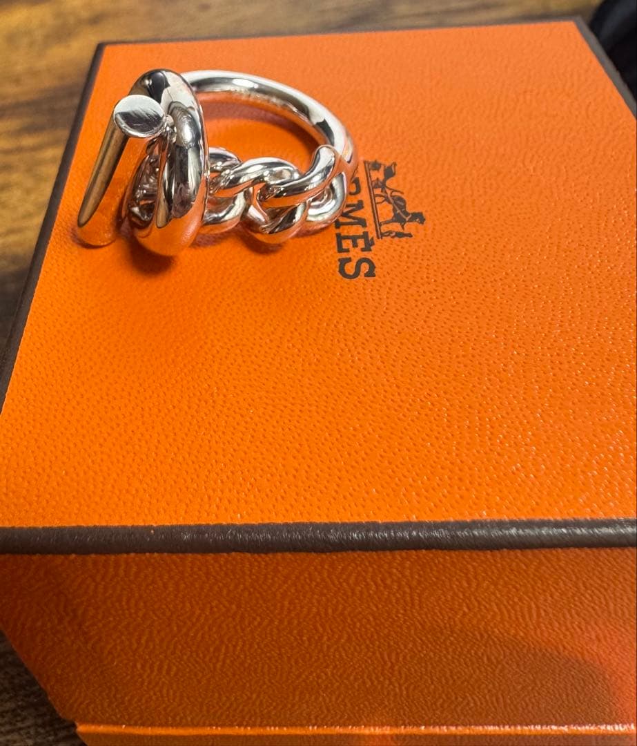HERMES エルメス クロワゼット リングGM 53 使用数回