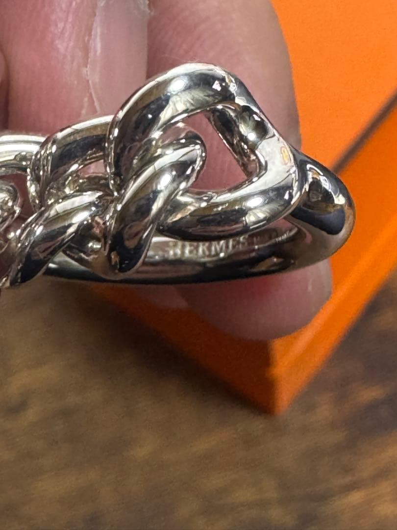 HERMES エルメス クロワゼット リングGM 53 使用数回
