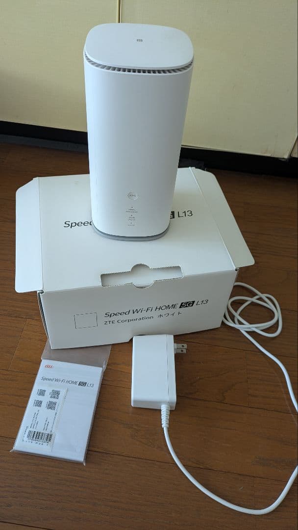 ZTE Speed Wi-Fi HOME 5G L13 ホワイト - メルカリ