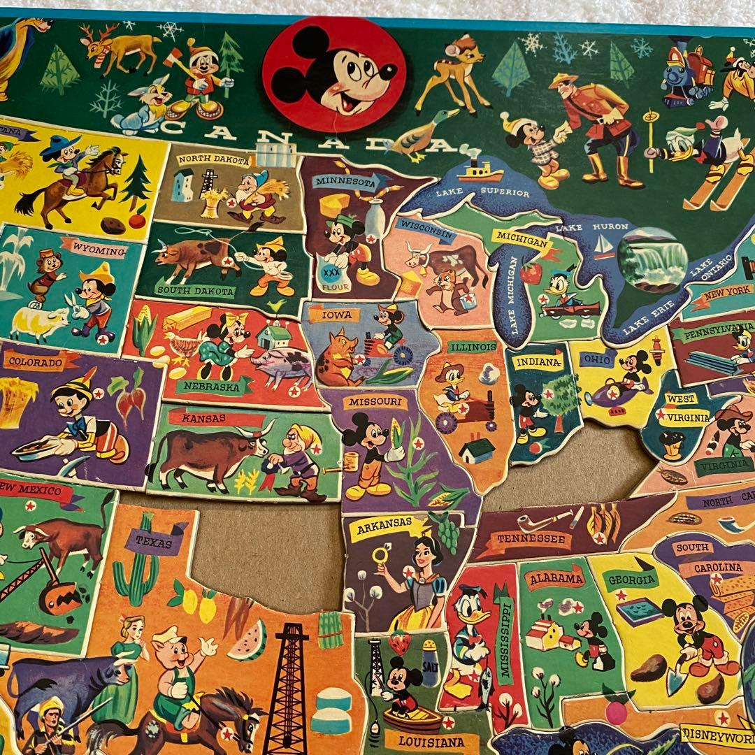 ディズニー ヴィンテージ レトロ ウォルトディズニー ジグソーパズル