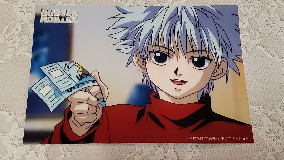 ハンターハンター キルア ブロマイド 旧アニメ カード