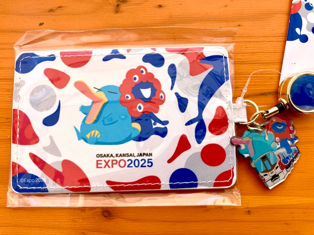 【完売品】　大阪関西万博限定ICOCA+オリジナル合皮パスケース　④