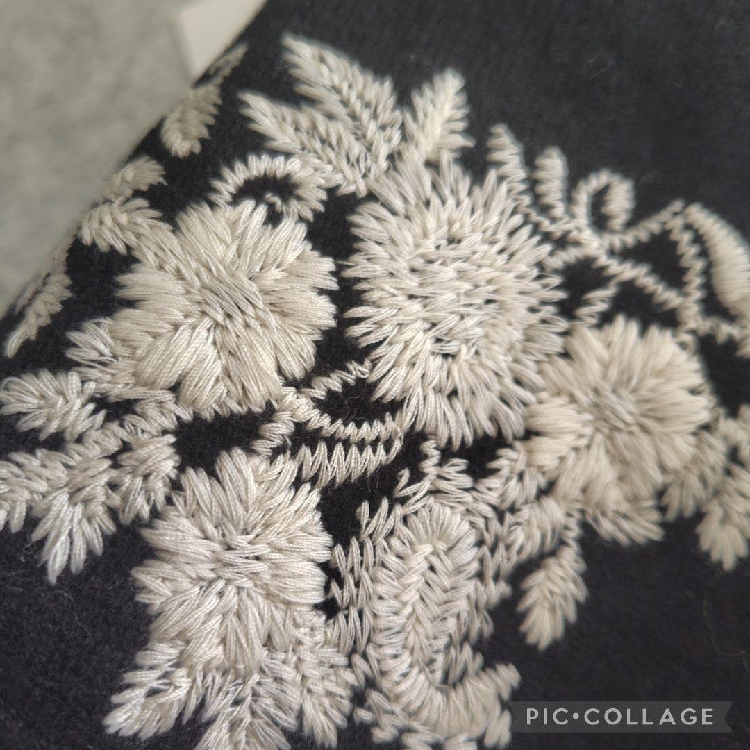 犬服 BEARDSLEY 刺繍ニット ウール100% ジェラートピケ好きな方犬服