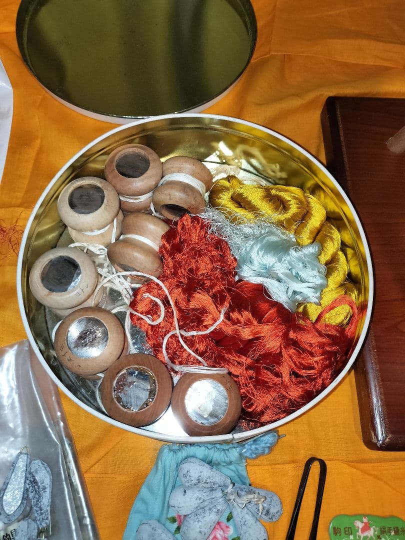 組紐台 組紐用丸台 差込式　組み玉 おもり玉 錘　絹糸