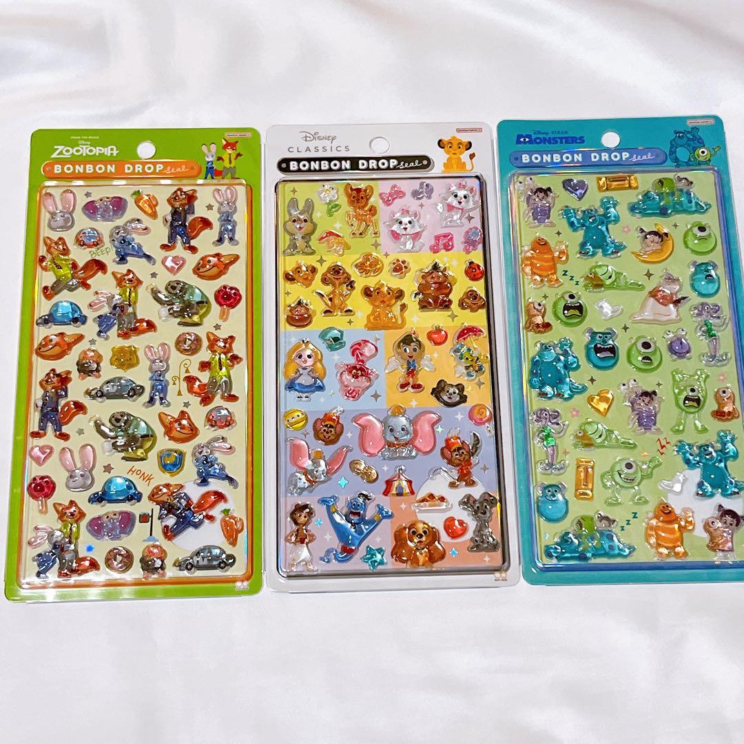 ボンボンドロップシール クラシック ズートピア モンスターズインク
