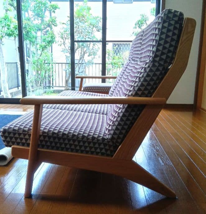 引取限定・名古屋市】NAGANO ナガノ 3人掛ソファ＋スツー