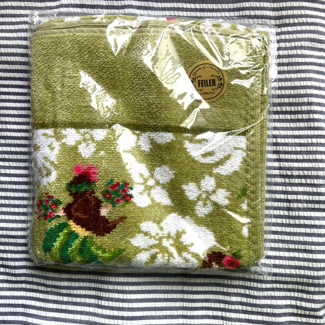 マナマナ ハンドタオル（WEB限定）(ライトグリーン): FEILER