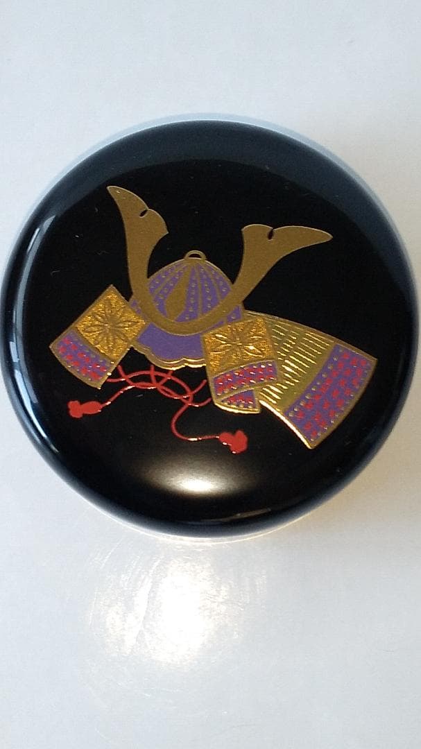 西村弘峰 作 かぶと蒔絵 中棗 共箱 栞 漆器 漆芸 抹茶 茶道具 新品