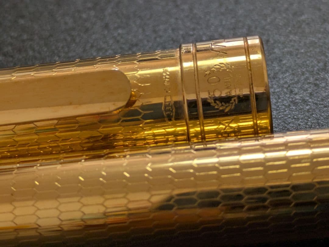 【蘭王様】【ソリッドゴールド】ラレックス　50周年万年筆　8金無垢　14金ペン先