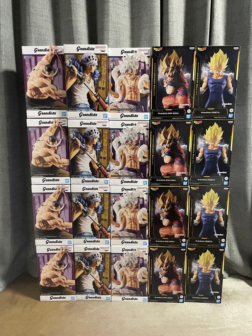 ワンピース ドラゴンボール Grandista フィギュア 20体 まとめ売り