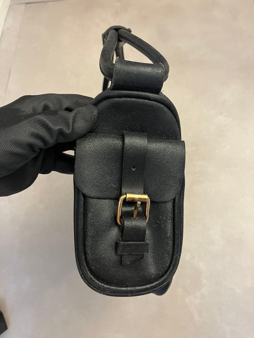 miumiu archive レザーハンドバッグ