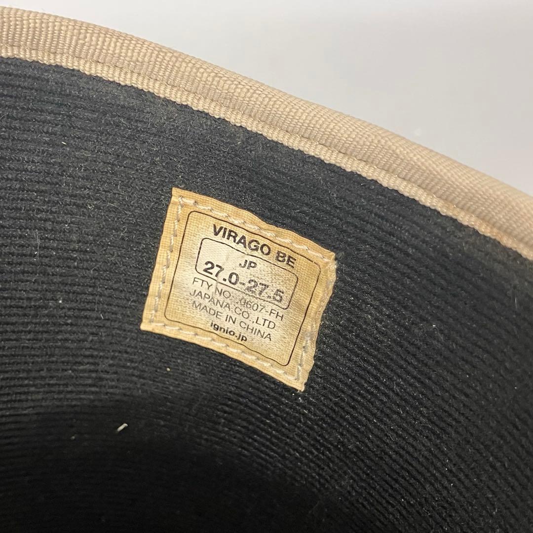 【IGNIO/イグニオ】スノーボードブーツ　編み上げブーツ　27.0〜27.5㎝