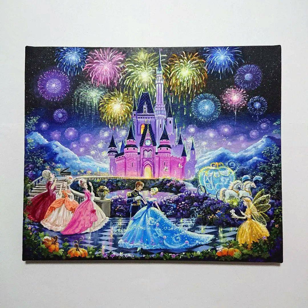 魔法が解けるまで】アクリル画 F8 風景画 絵画