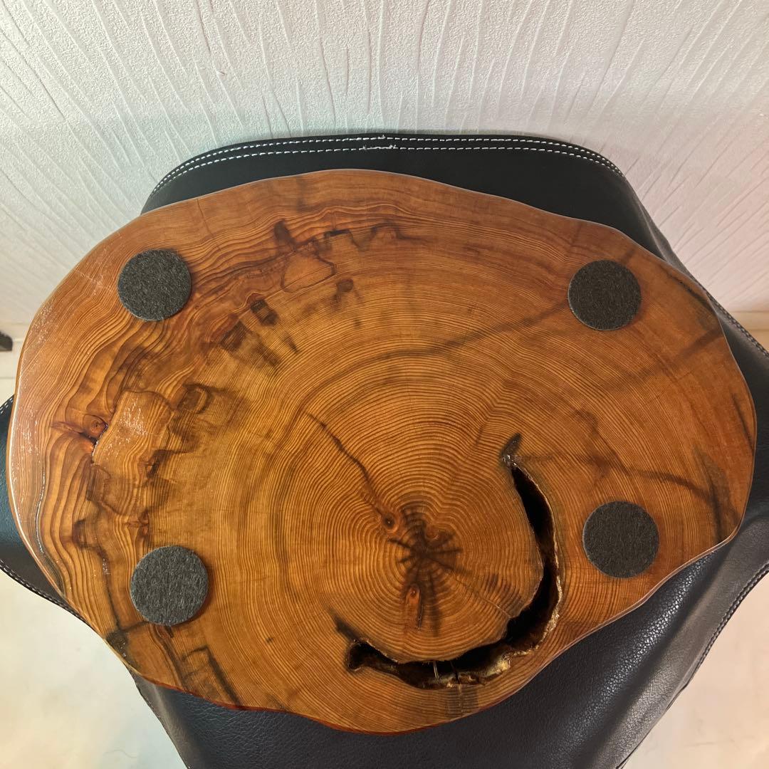 最終値引】希少 屋久杉飾り台 一枚板 屋久杉 屋久杉工芸品 世界遺産