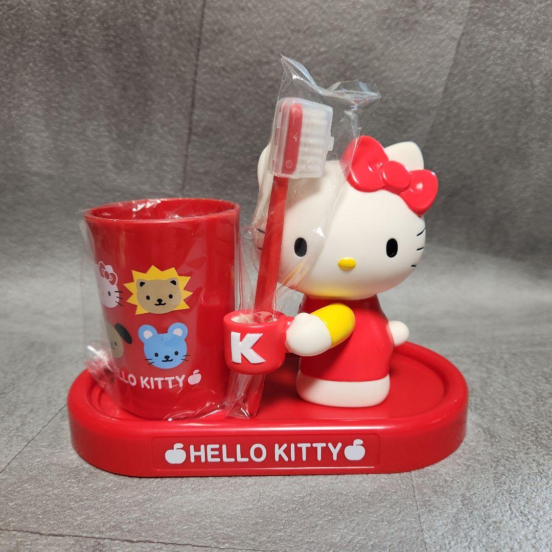 サンリオ ハローキティハブラシスタンドセット 歯ブラシ立て 平成