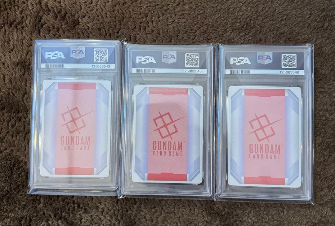 PSA10】ヒイロ・ユイ リソース β版 ガンダムカードゲーム 3枚連番