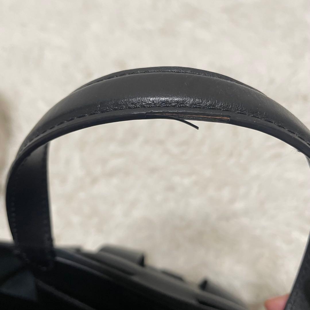 ORSETTO オルセット ハンドバッグ RETE バケツ型　レザー ブラック