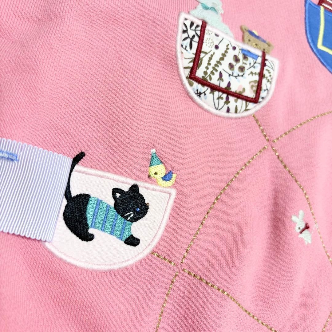 ファミリア　トレーナー　ピンク　100サイズ