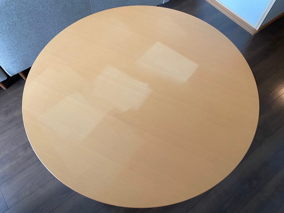 eve　大塚家具　無段階　昇降式　丸テーブル　園田産業