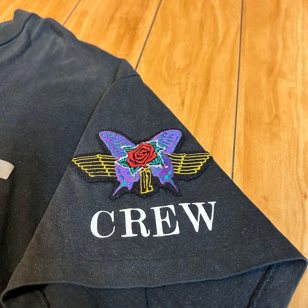 B'z RUN LIVE-GYM'93 スタッフ公式Tシャツ CREWワッペン付