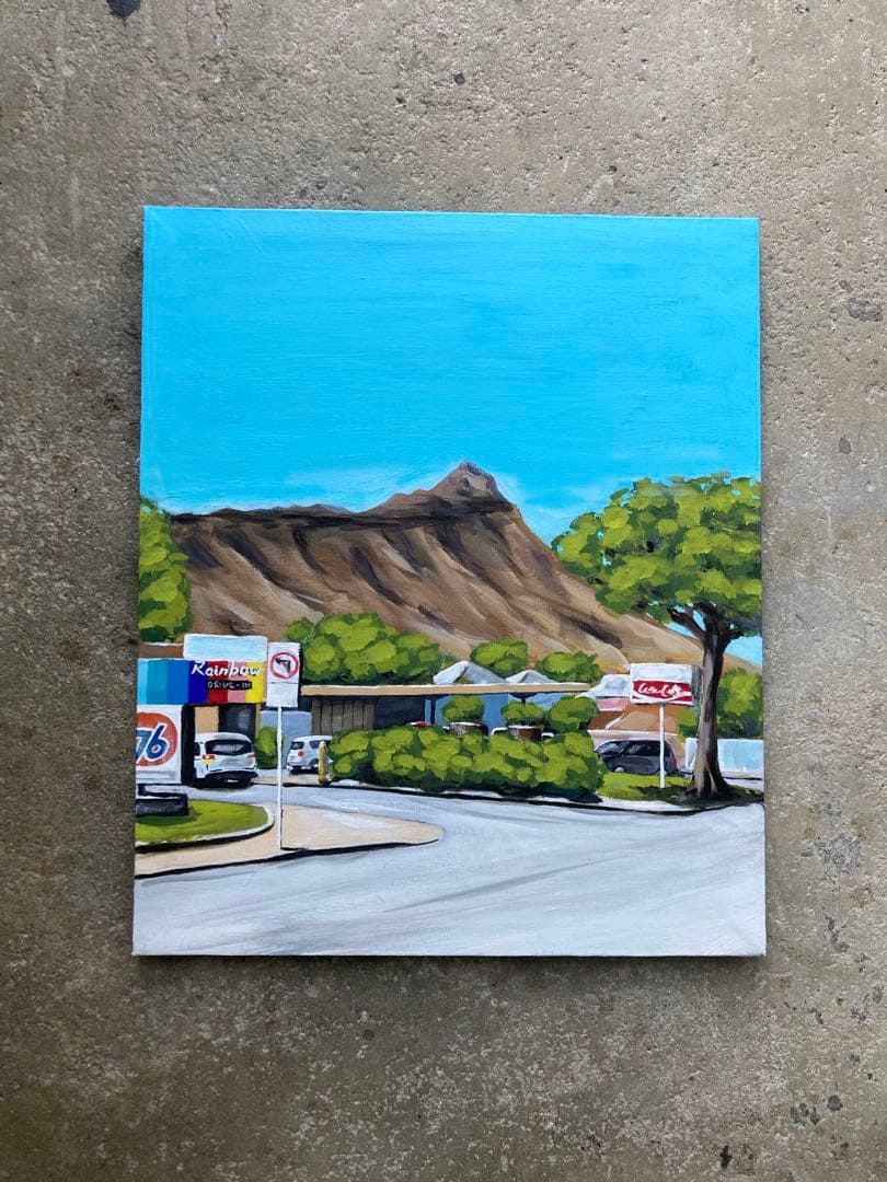 ハワイ 風景画 （原画）