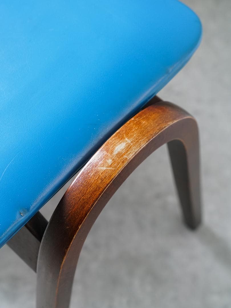 \"剣持勇\" 秋田木工 vintage スタッキングチェア スツール 2脚 古家具