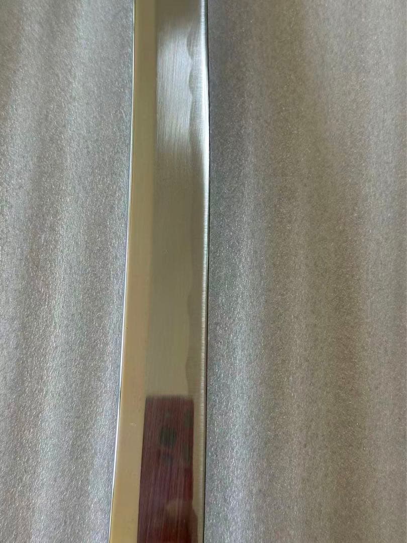 薄刃 居合刀 白鞘　鞘付き長さ101cm 刀袋付き11F