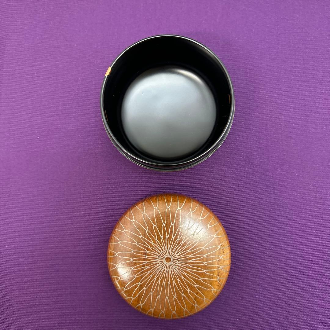 淡々斎好み写し 桜川棗 宗廣作 ねっと店：【茶道具・古美術】静友堂