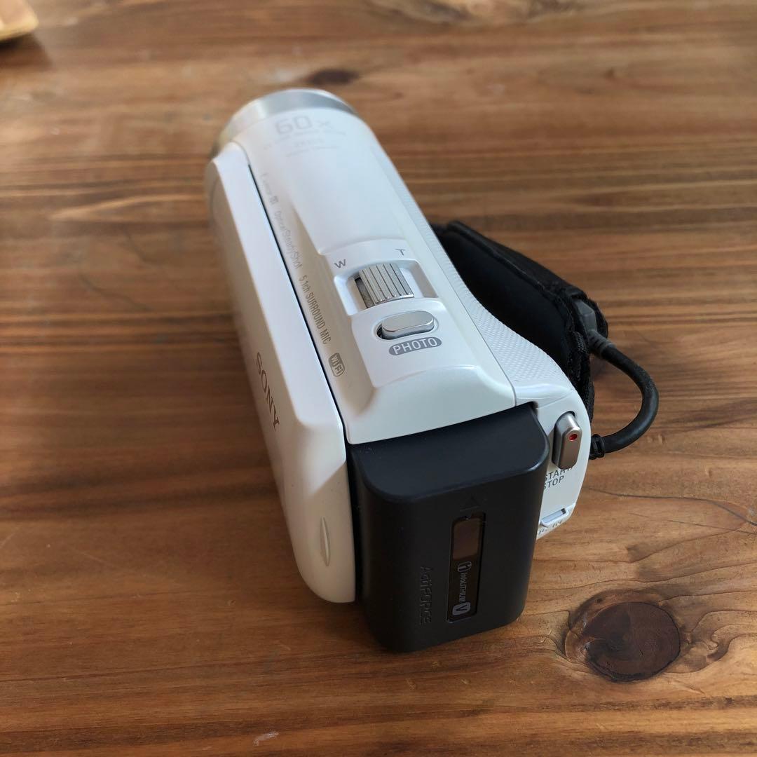 【1月3日まで値下げ】ハンディカム　HDR-CX485 ホワイト　Wi-Fi対応