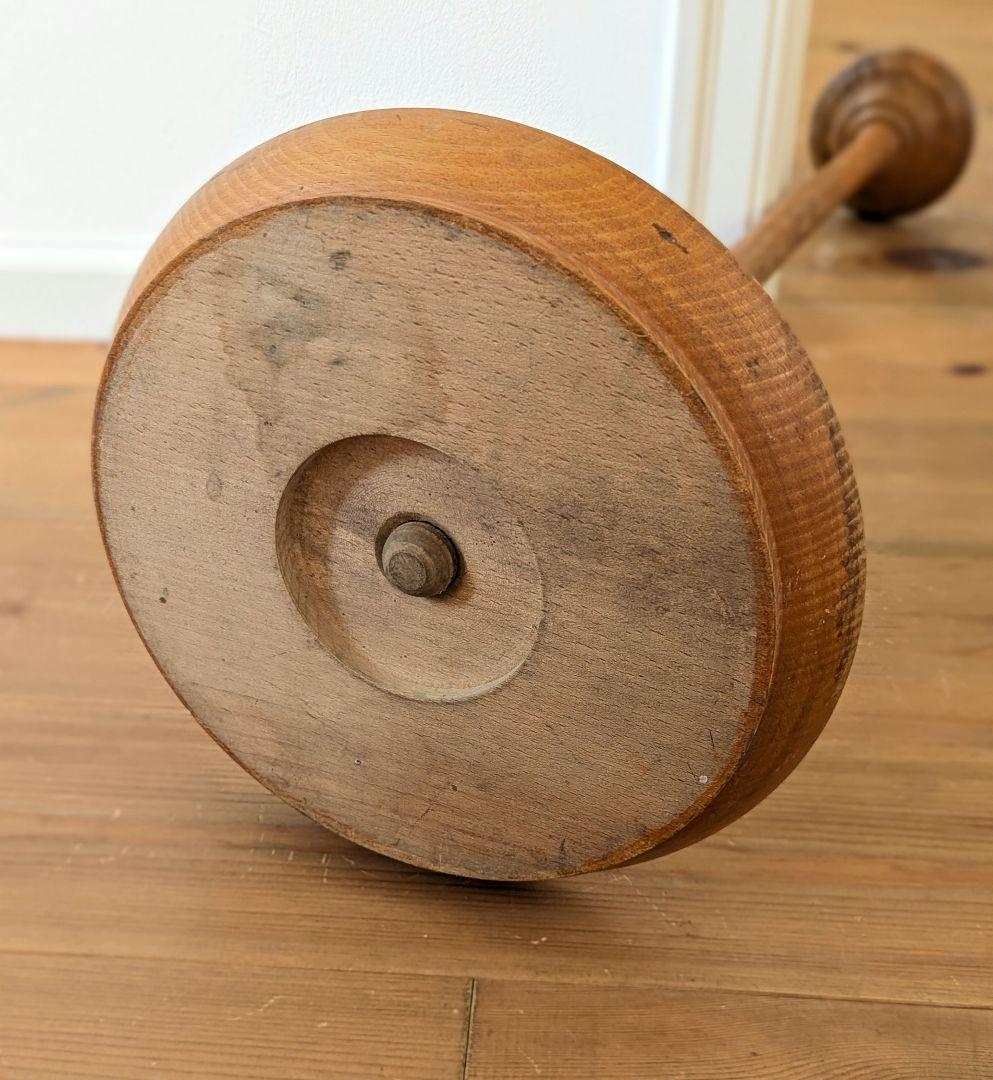 木目美しい趣ある燭台 約74cm 2台 天然木 antiques 木目美しい趣ある