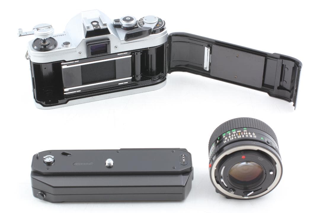 動作確認済】Canon AE-1 シルバー 50mm f1.4 ワインダー付き