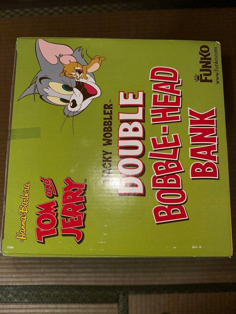 トムとジェリー　ダブルバブルヘッドバンク　TOMandJERRY 貯金箱
