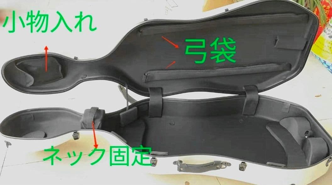 3.2kg!オレンジシリーズ登場！超軽量新品高級チェロケース 多色入 領収書可！