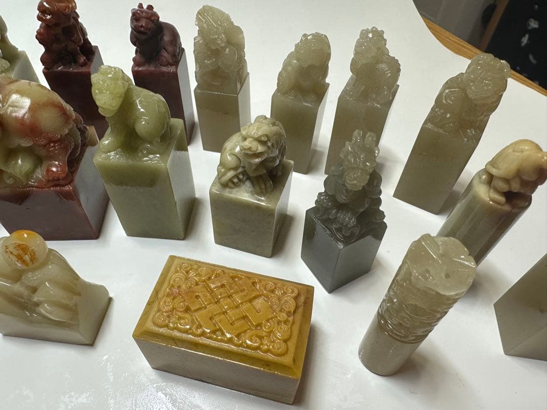 年末感謝祭 篆刻 印材 印石 まとめ 書道 落款 遊印 45点③ 落款印（