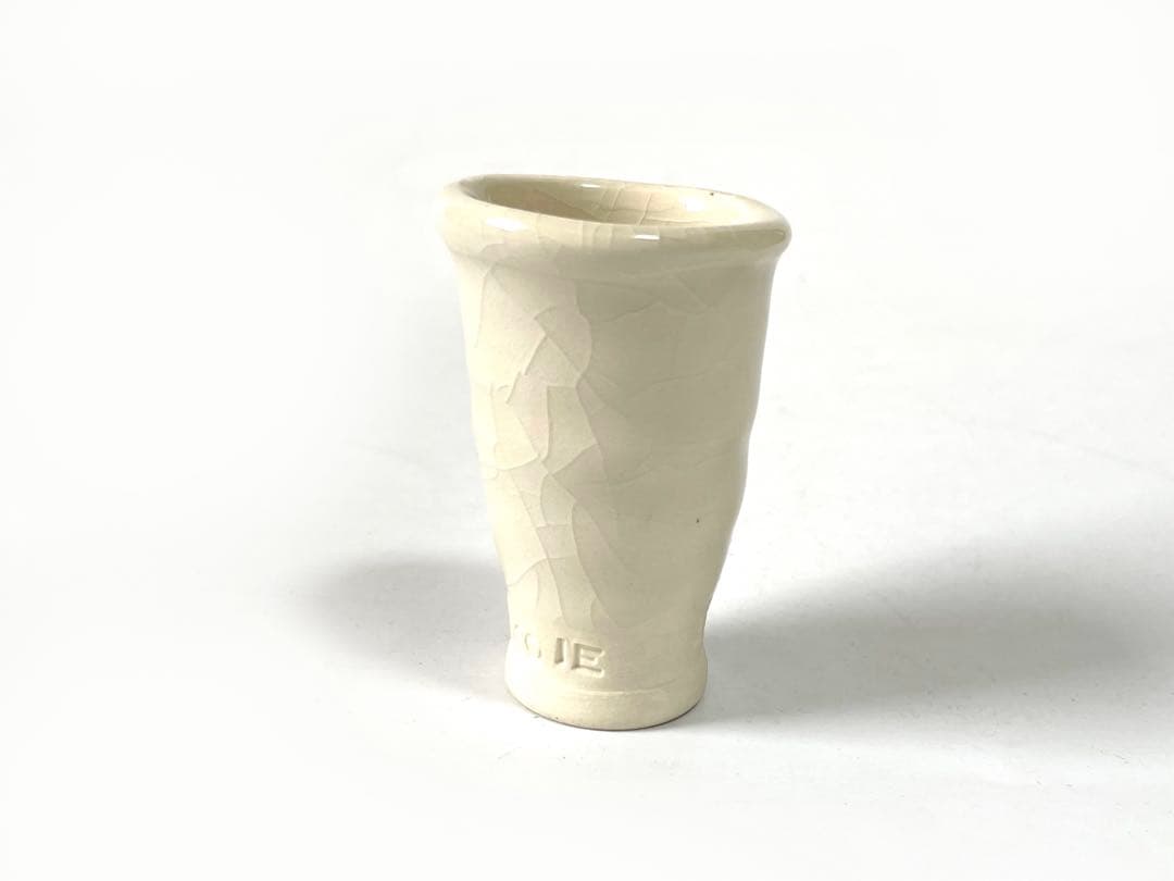 作家物 陶芸家 鯉江良二 白泥 ぐい呑 猪口 1985年 - メルカリ