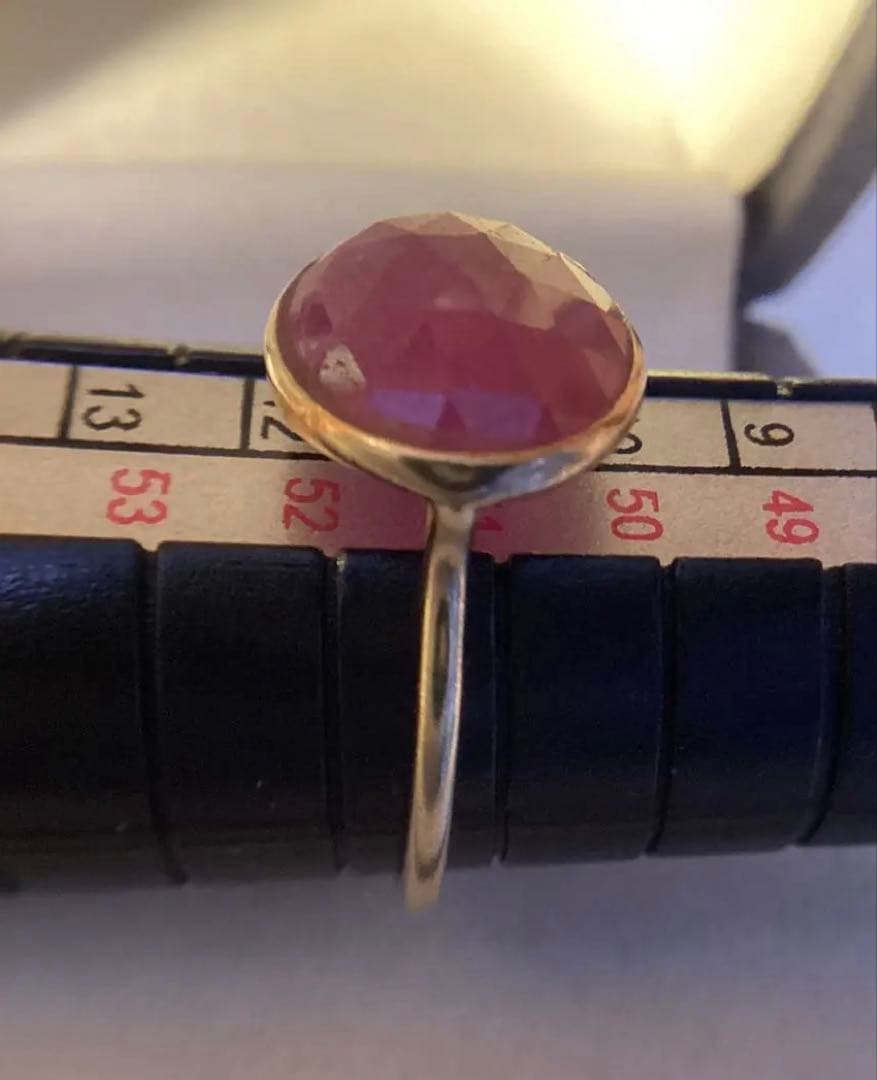 大粒ルビーキャンディーリング 11～12.5号