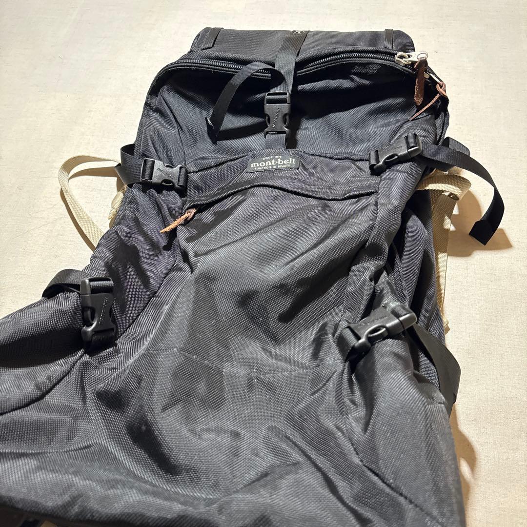 monto-bell】モンベル キャリーバッグ 大容量 60L 黒