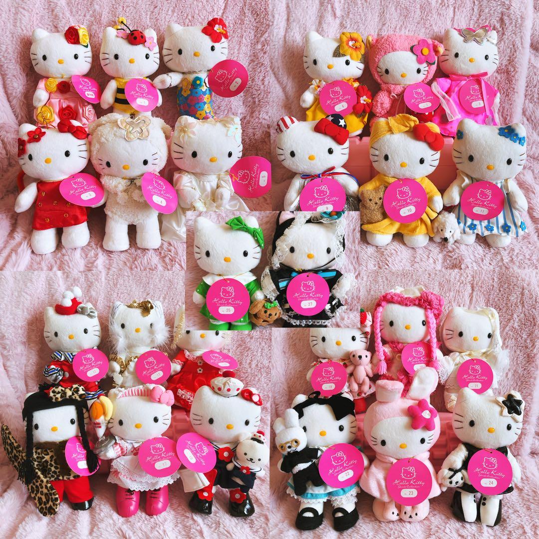 希少レア ハローキティ ピンクキティ ぬいぐるみ 2005 平成レトロ