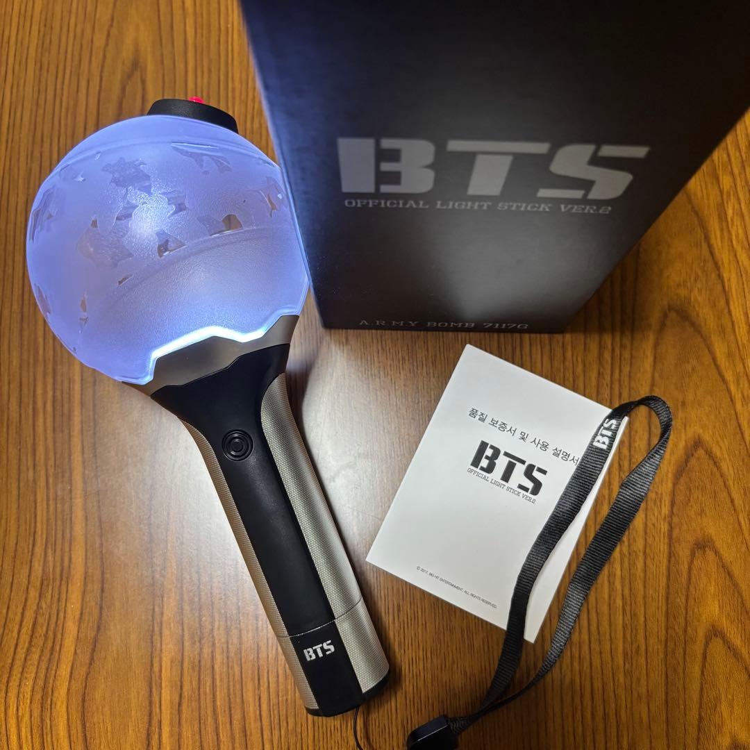 美品✨ BTS OFFICIAL LIGHT STICK VER2 アミボム - メルカリ
