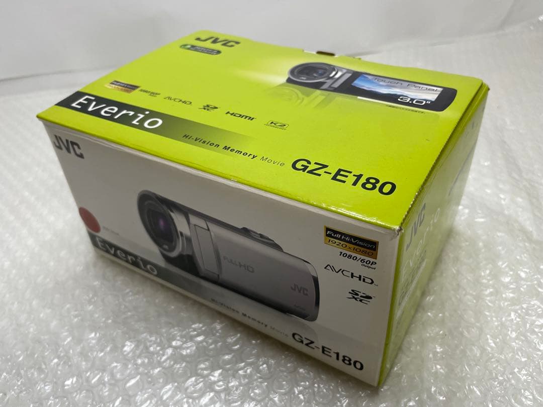 動作確認済】JVC Everio GZ-E180本体 SD16GB 付属品多数