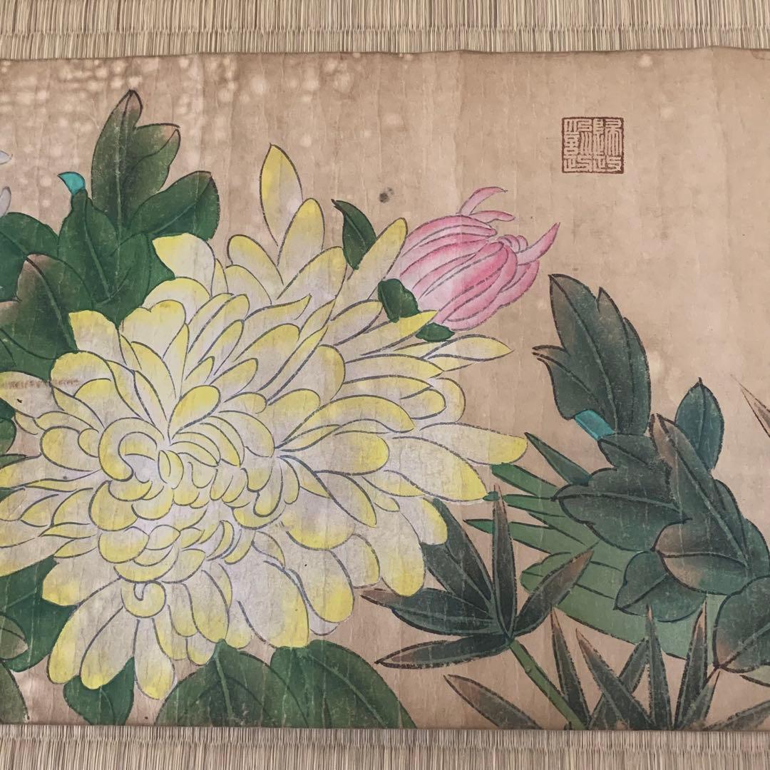 清国ー民国 絵画 肉筆保証 馬家桐 『花鳥図』 中国画 時代物 古美術品