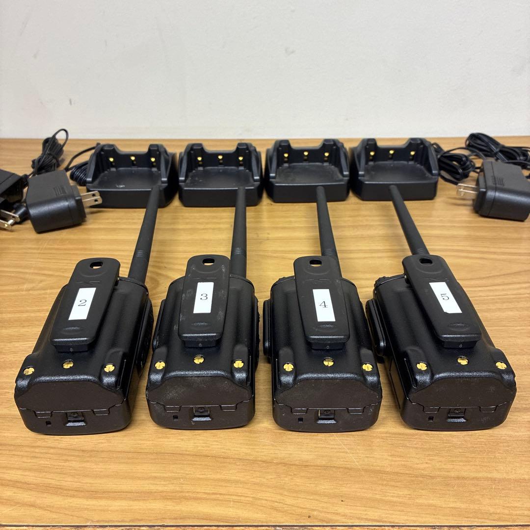 スタンダード VXD450U デジタル簡易無線機 免許局 4台セット 現状品