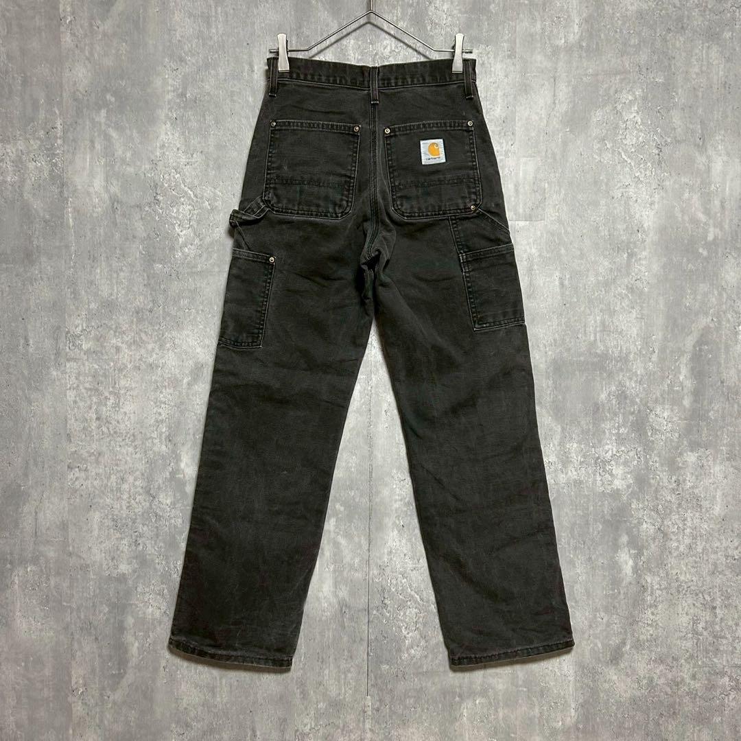 希少 Carhartt カーハート ブラック ダブルニー ペインターパンツ