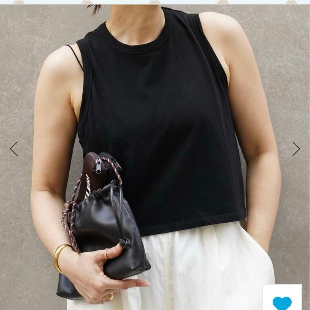 Deuxieme Classe CELERI/セルリCROPPED タンクトップ