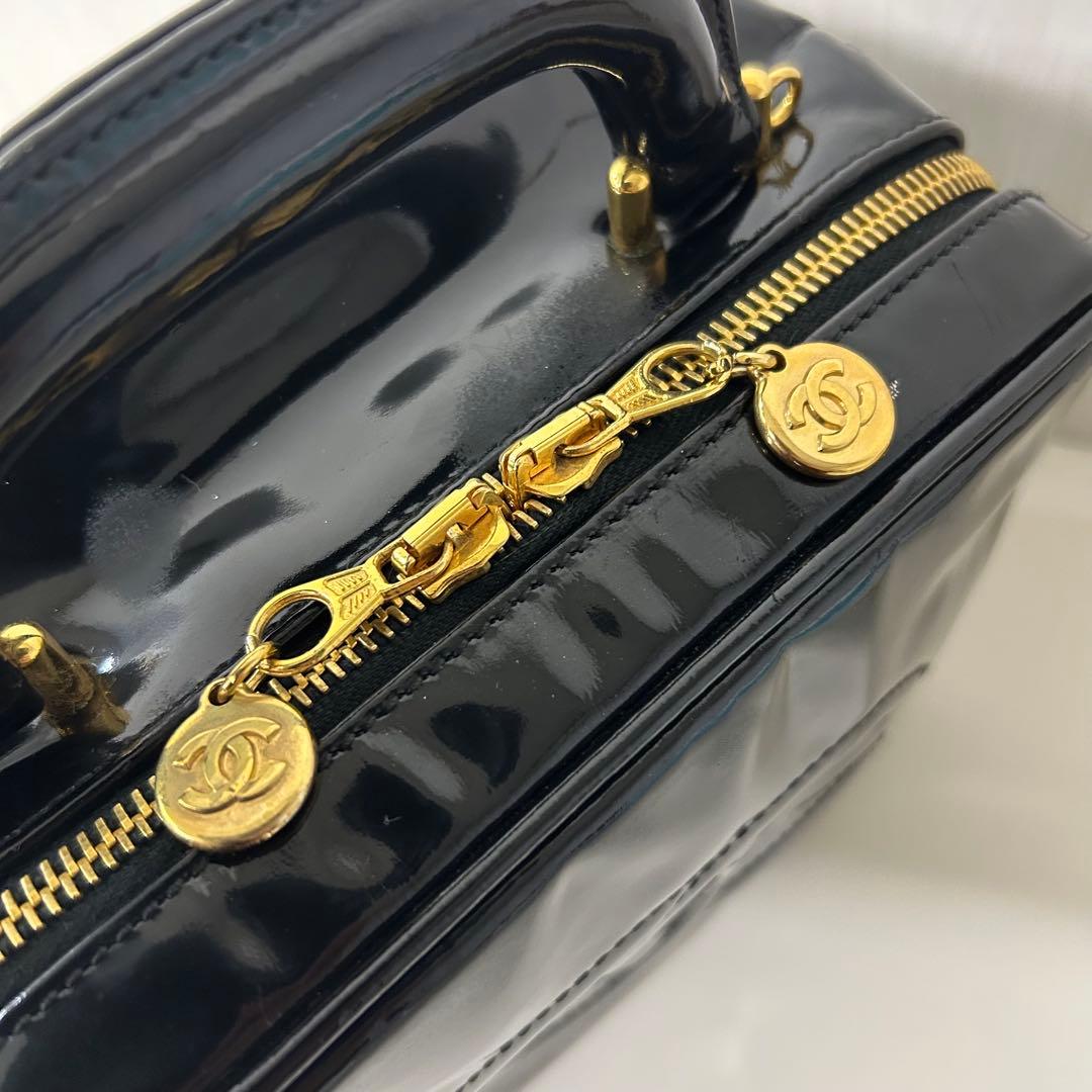 CHANEL シャネル A07060 バニティバッグ エナメル