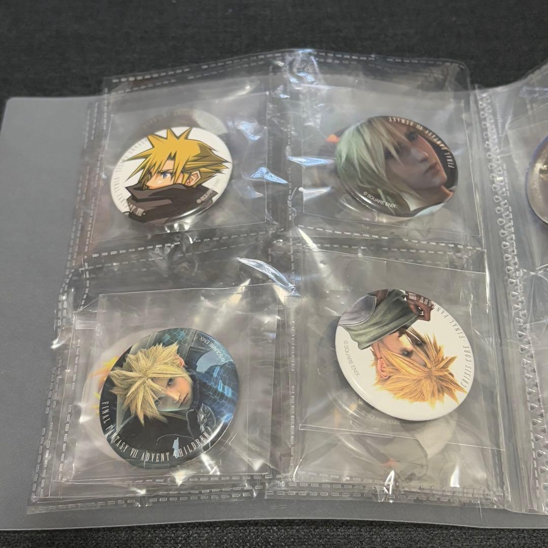 ファイナルファンタジーVII 缶バッジコレクション クラウド　Vol.1、2全種