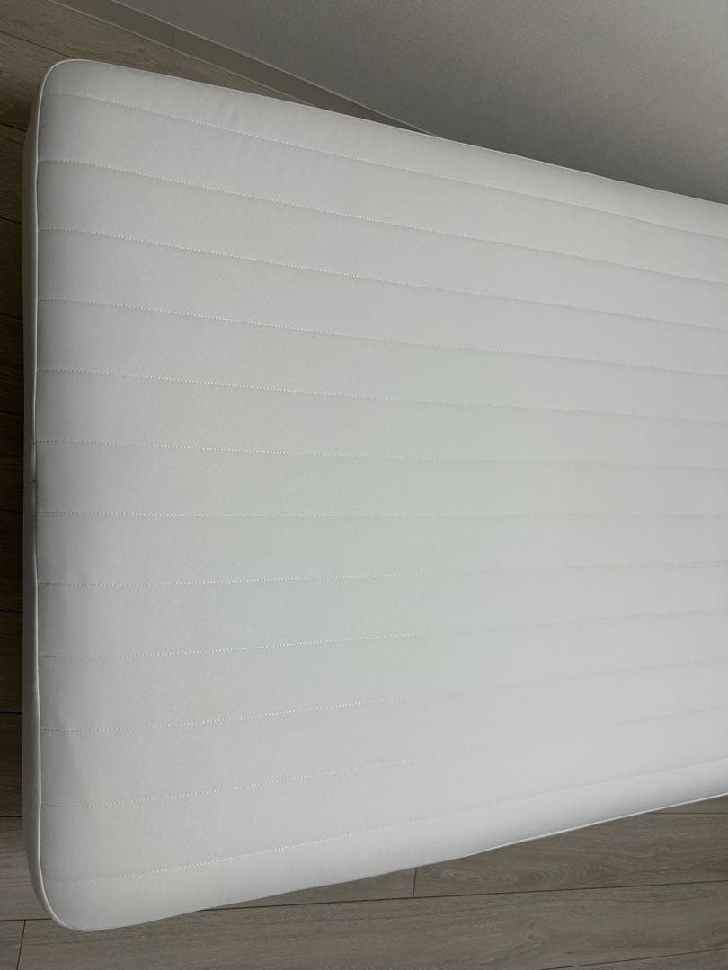 送料込　無印良品　脚付マットレス　ポケットコイル　（洗えるカバー）シングルベッド