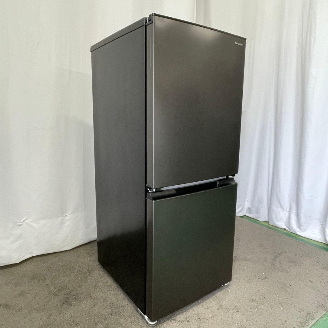 シャープ冷蔵庫一人暮らし小型つけかえ対応ドア設置無料綺麗中古黒
