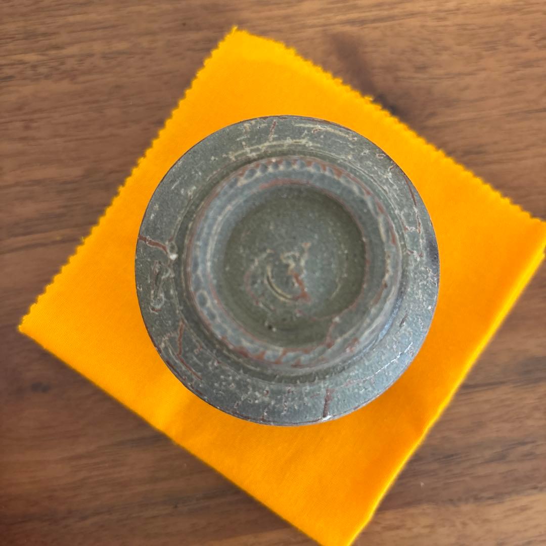 金重潤平　備前酒呑 共箱 共布 栞付き